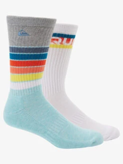 Quiksilver Swell - Chaussettes Mi-mollet [Pack De 2] Pour Homme