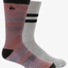Quiksilver Warp Tech - Pack De 2 Chaussettes Pour Homme