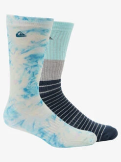 Quiksilver Tie Dye - Pack De 2 Chaussettes Pour Homme