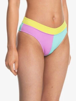 Quiksilver Color Block 2022 - Bas De Bikini Taille Haute Pour Femme