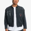 Quiksilver X Stranger Things Upside Down 2022 - Veste Vintage Pour Homme