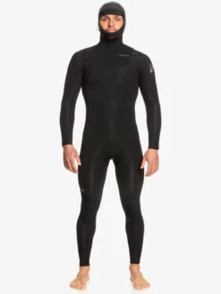 Quiksilver 4/3mm Everyday Sessions - Combinaison De Surf à Capuche Avec Zip Poitrine Pour Homme