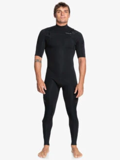 Quiksilver 2/2mm Everyday Sessions - Springsuit Manches Courtes Zip Poitrine Pour Homme