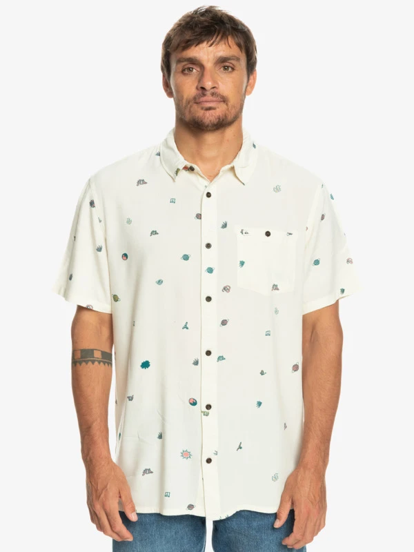 Quiksilver Minimark - Chemise Manches Courtes Pour Homme