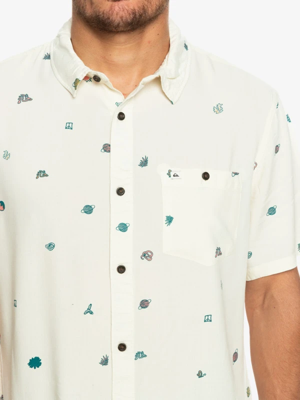 Quiksilver Minimark - Chemise Manches Courtes Pour Homme – Image 4
