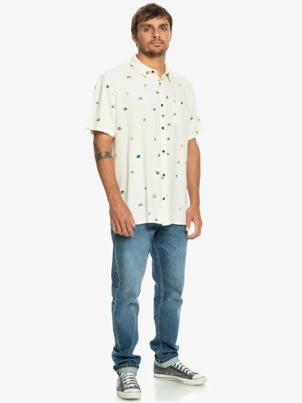 Quiksilver Minimark - Chemise Manches Courtes Pour Homme – Image 5