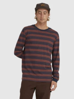 Quiksilver Haven Stripe - T-shirt Manches Longues Pour Homme
